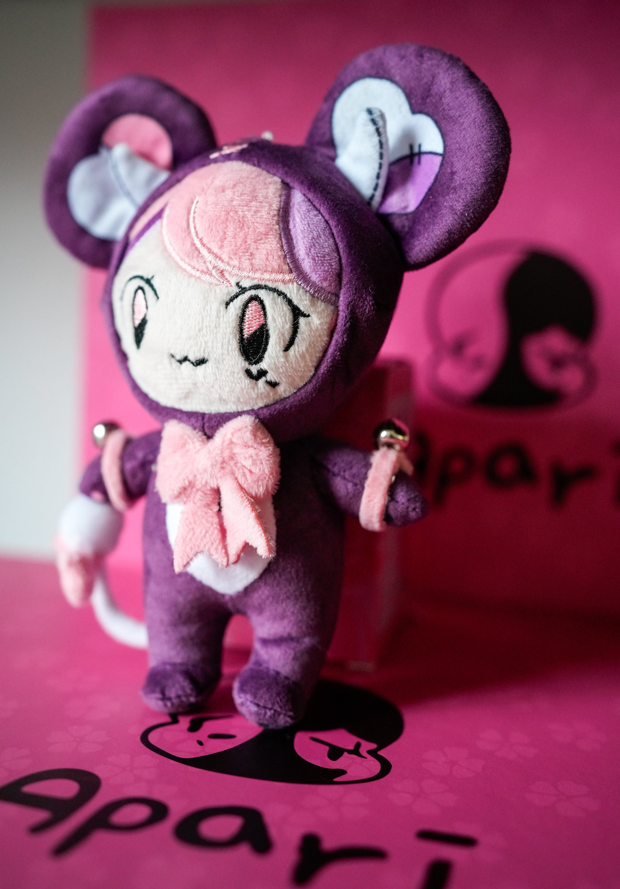 Chibi Mouse Plush Keychain