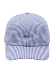 Seersucker Dad Hat Blue