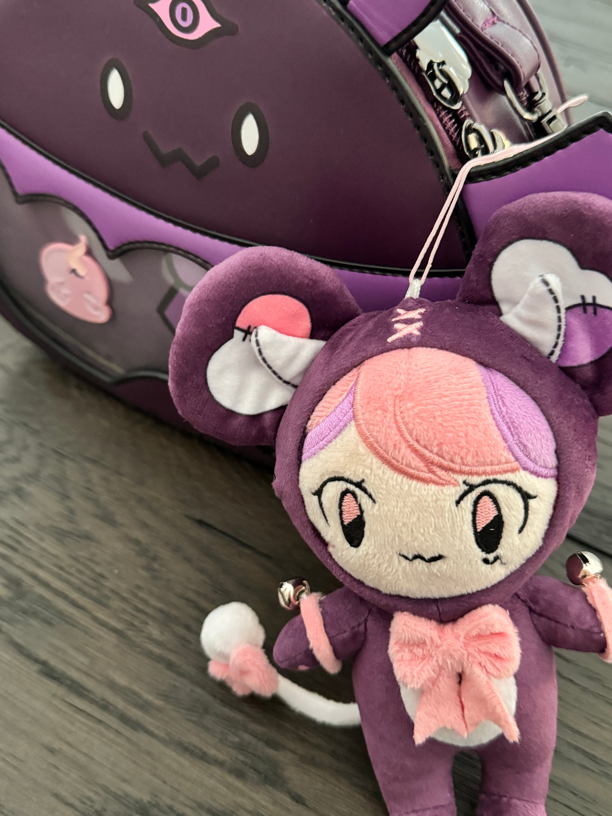 Chibi Mouse Plush Keychain