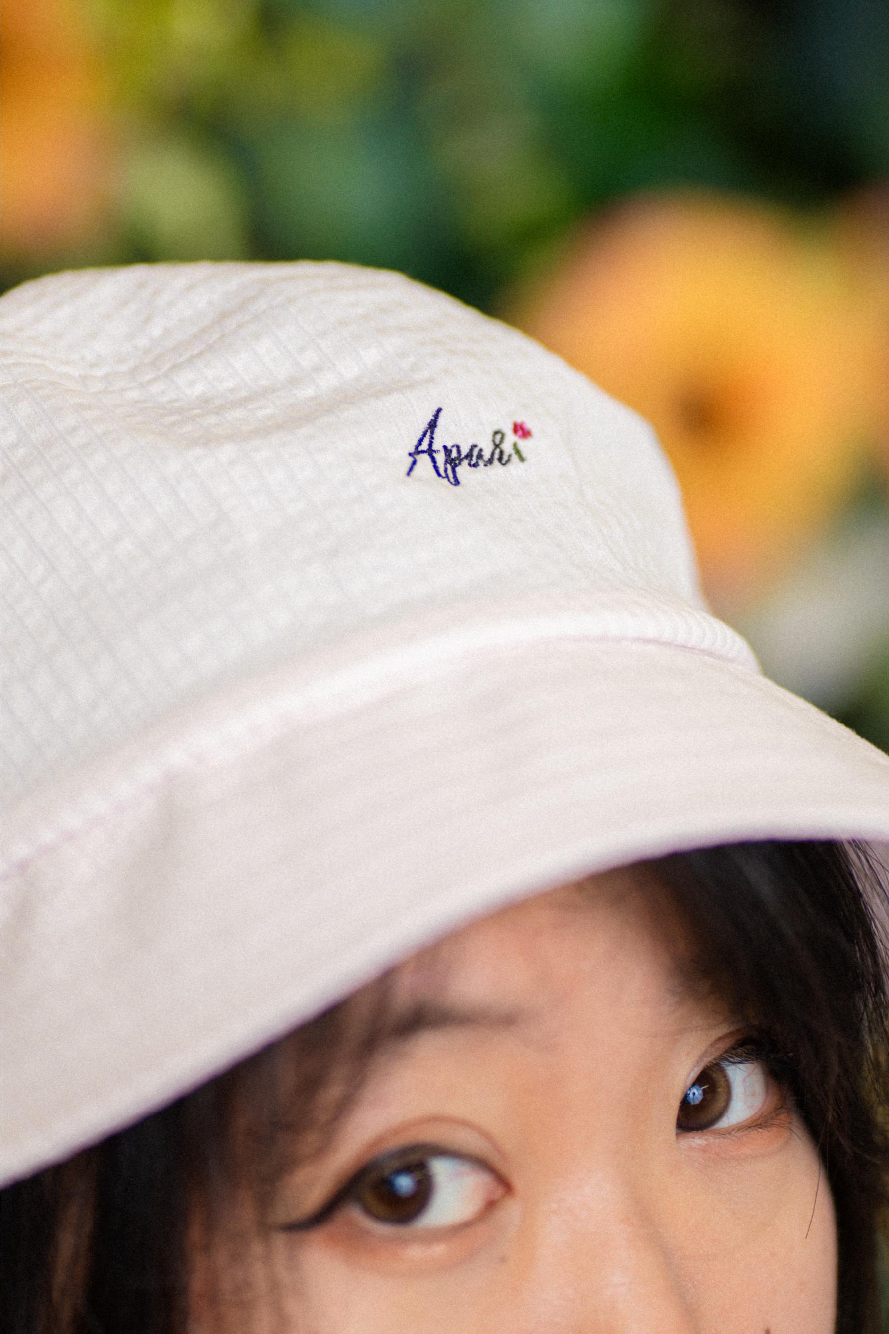 Seersucker Bucket Hat Pink