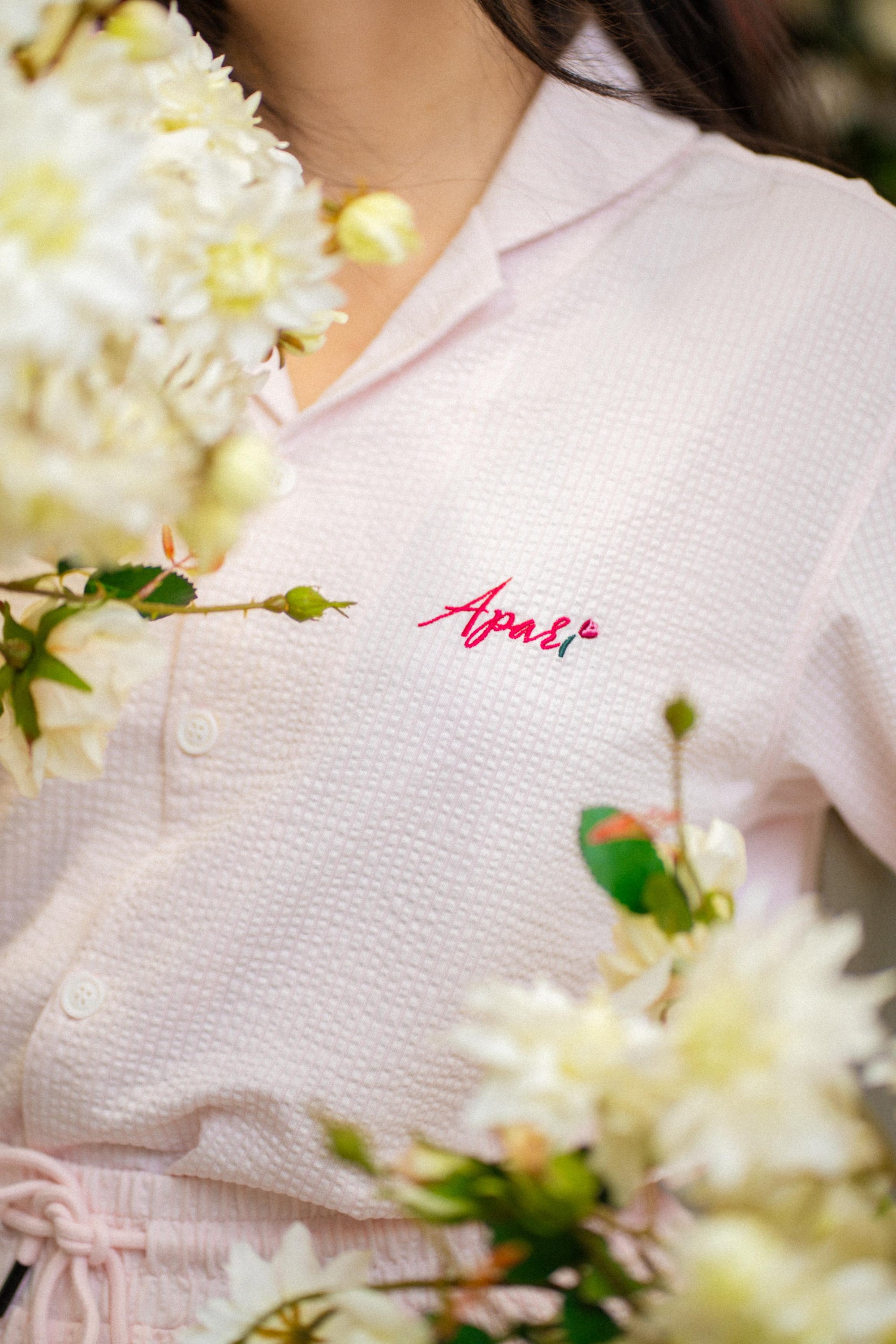 Oni Button Down Pink