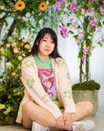 Flower Knit Cardigan