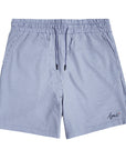 Seersucker Unisex Short Blue